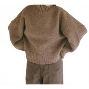 NEW SHAINA MOTE rhys boxy sweater in tundra